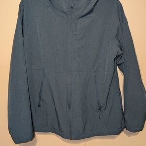 Women's Blue Hooded Jacket
